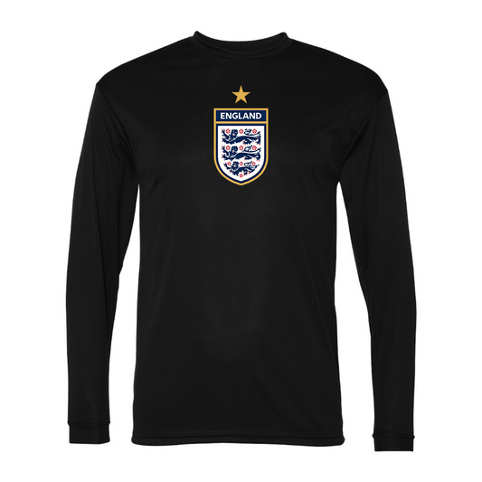 Men’s  England National Soccer Team - C2 Sport - Performance Long Sleeve T-Shirt - 5104