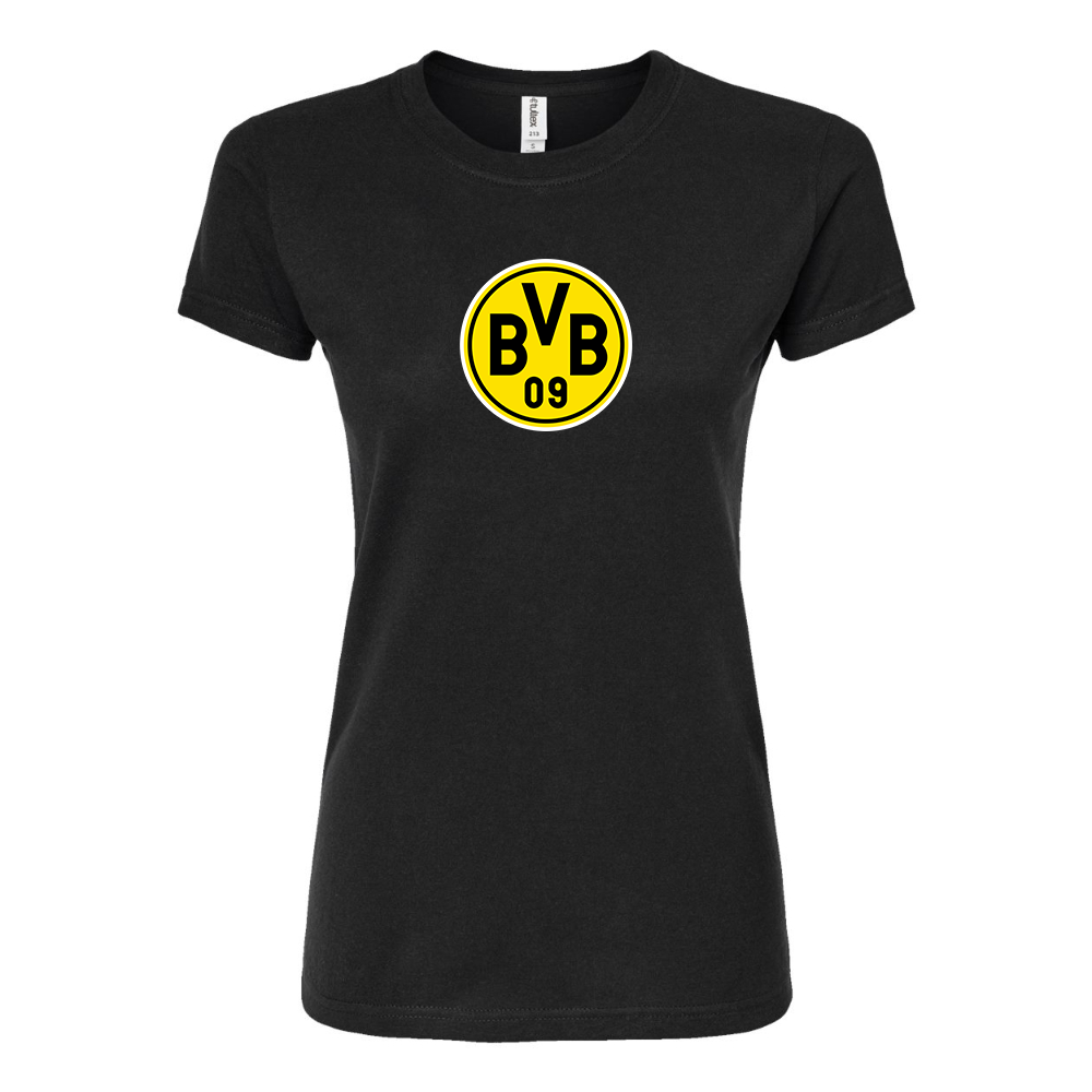 Women's Borussia Dortmund BVB FC Round Neck T-Shirt