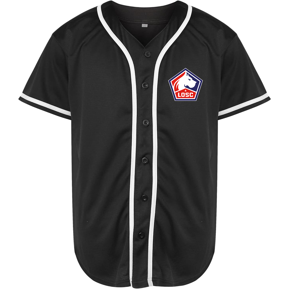 Men's Lille Olympique FC Baseball Jersey