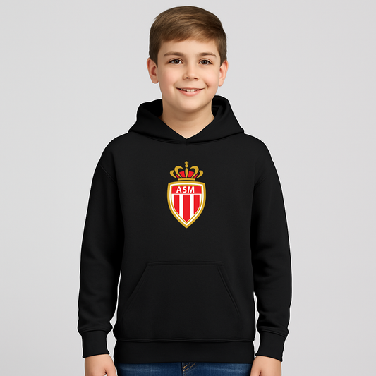 Youth Kids AS Monaco FC Pullover Hoodie