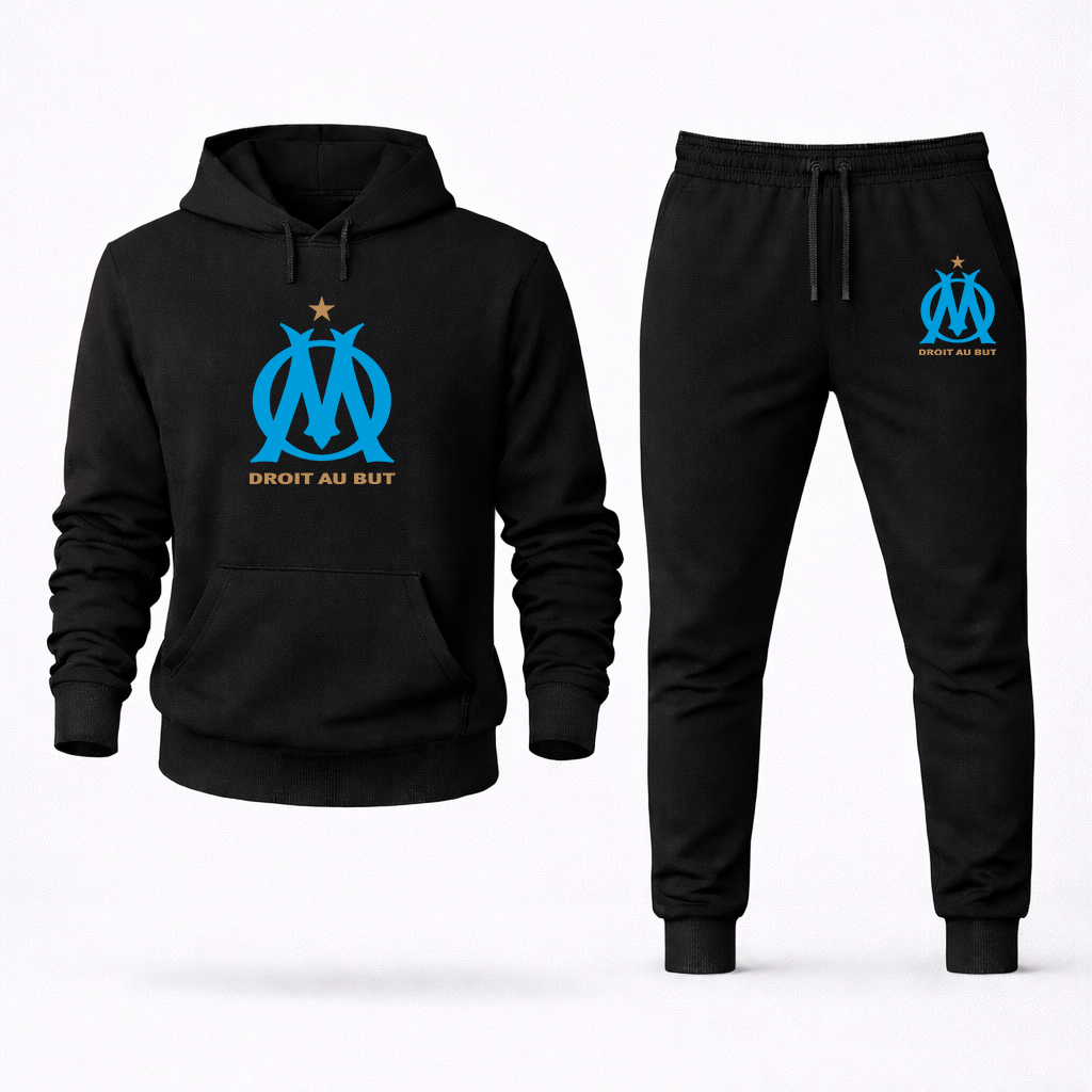 Men's Olympique de Marseille FC Hoodie Joggers Set
