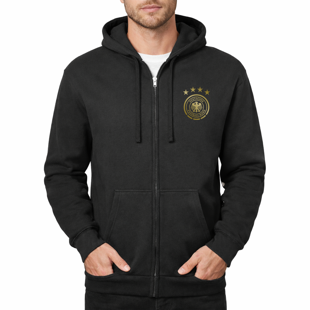 Men's Germany Soccer Zipper Hoodie