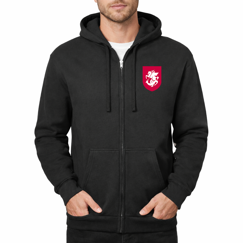Men's Georgia National Soccer Team Zipper Hoodie