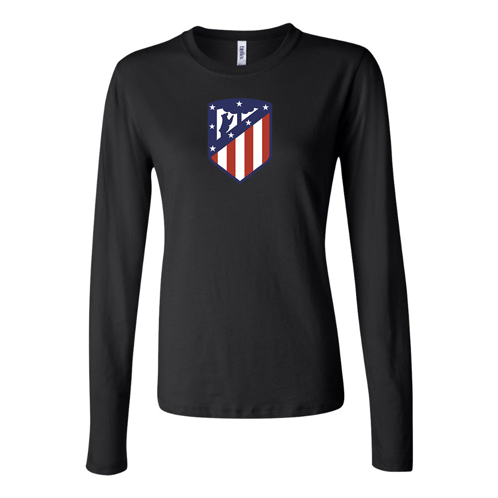 Women's Atletico Madrid FC Long Sleeve T-Shirt