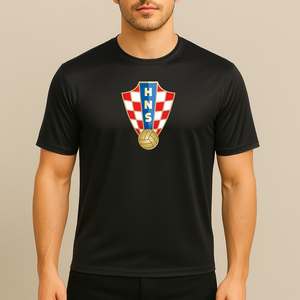 Men's Croatia National Soccer Team Polyester T-Shirt