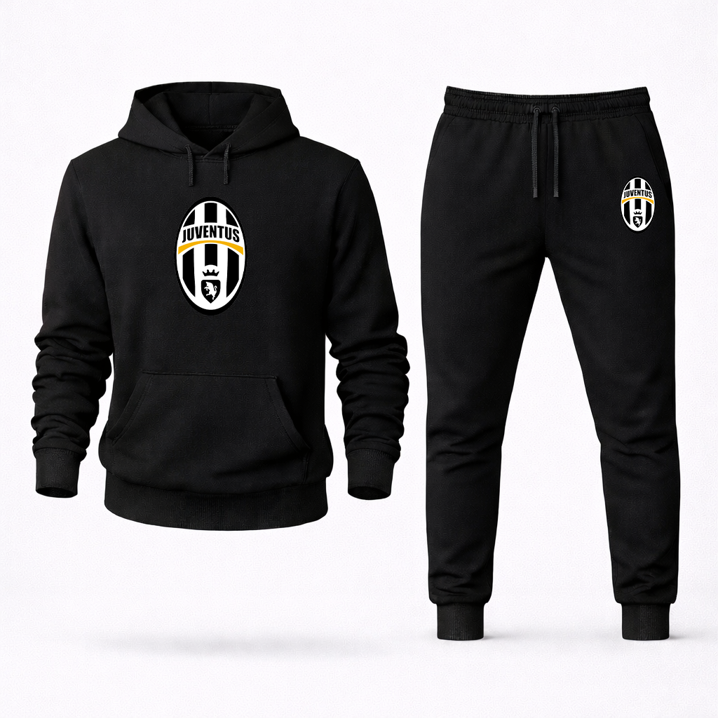 Men's Juventus Football Club Classic Hoodie Joggers Set