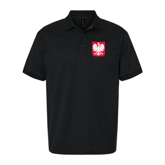 Men's Poland National Soccer Team Dry Blend Polo