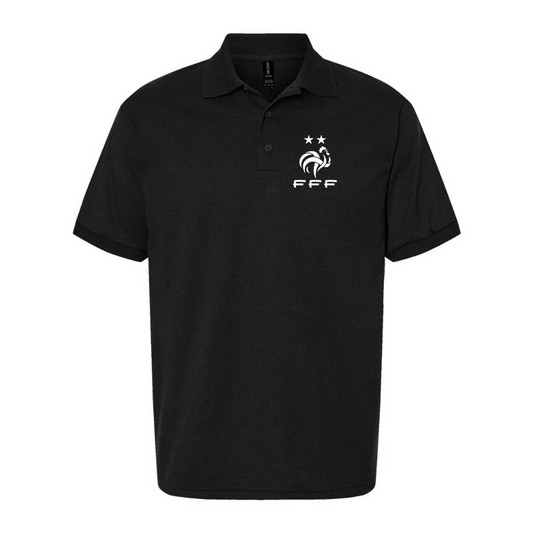 Men's France Soccer Dry Blend Polo