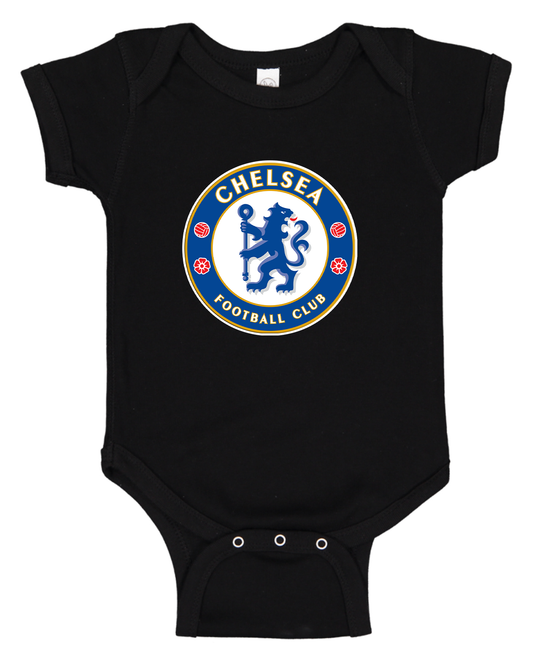 Baby Chelsea Soccer Romper Onesie