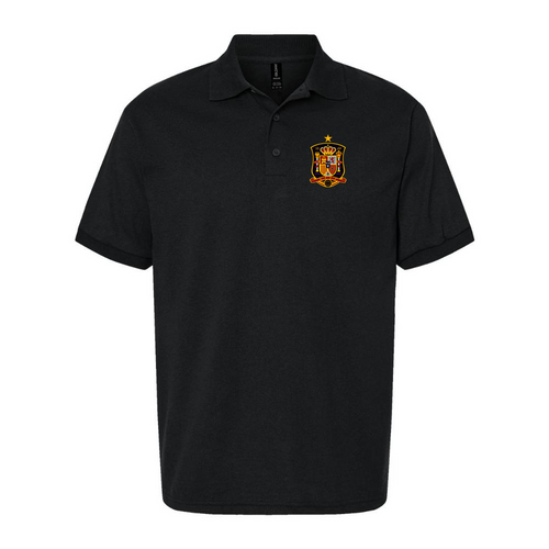 Men's Spain National Soccer Team Dry Blend Polo