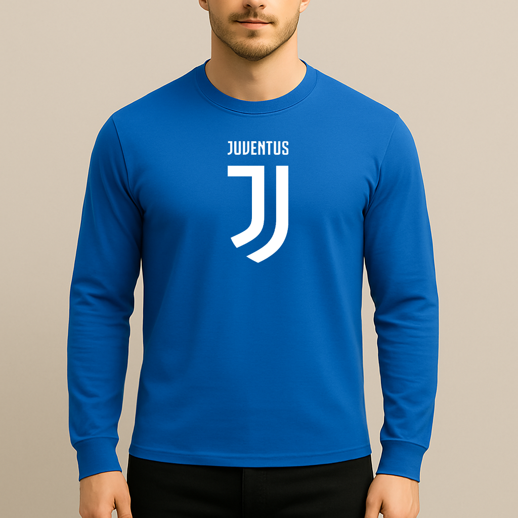 Men's Juventus Soccer Long Sleeve T-Shirt