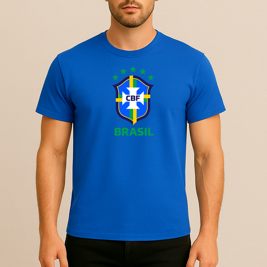 Men's Brasil National Soccer Team Cotton T-Shirt