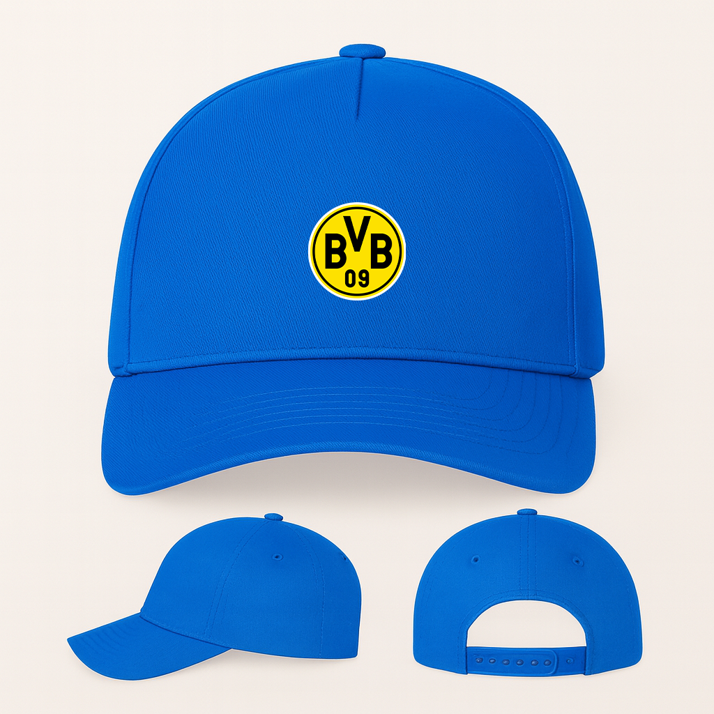 Borussia Dortmund BVB FC Five Panel Twill Snapback Cap