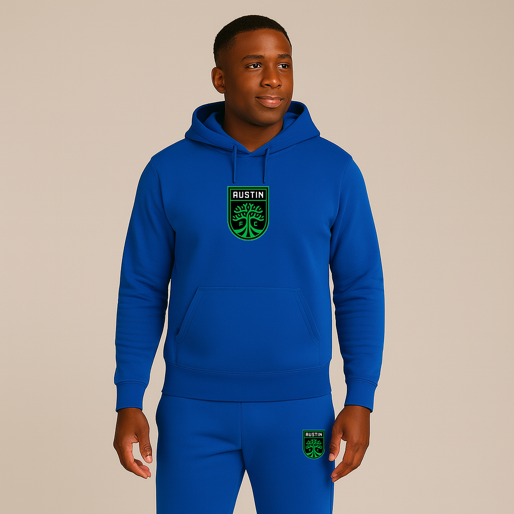 Men's Austin FC Logo Hoodie Joggers Set