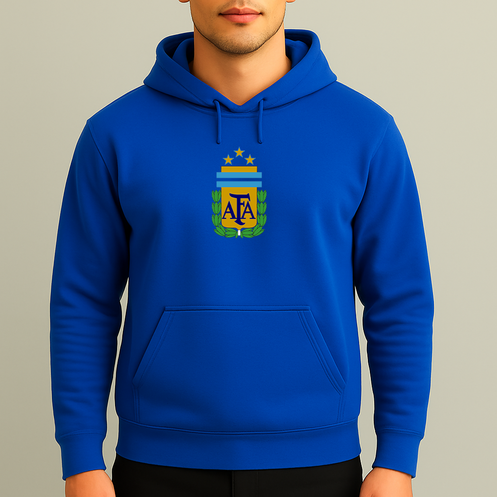 Men's Argentina National Soccer Team Pullover Hoodie