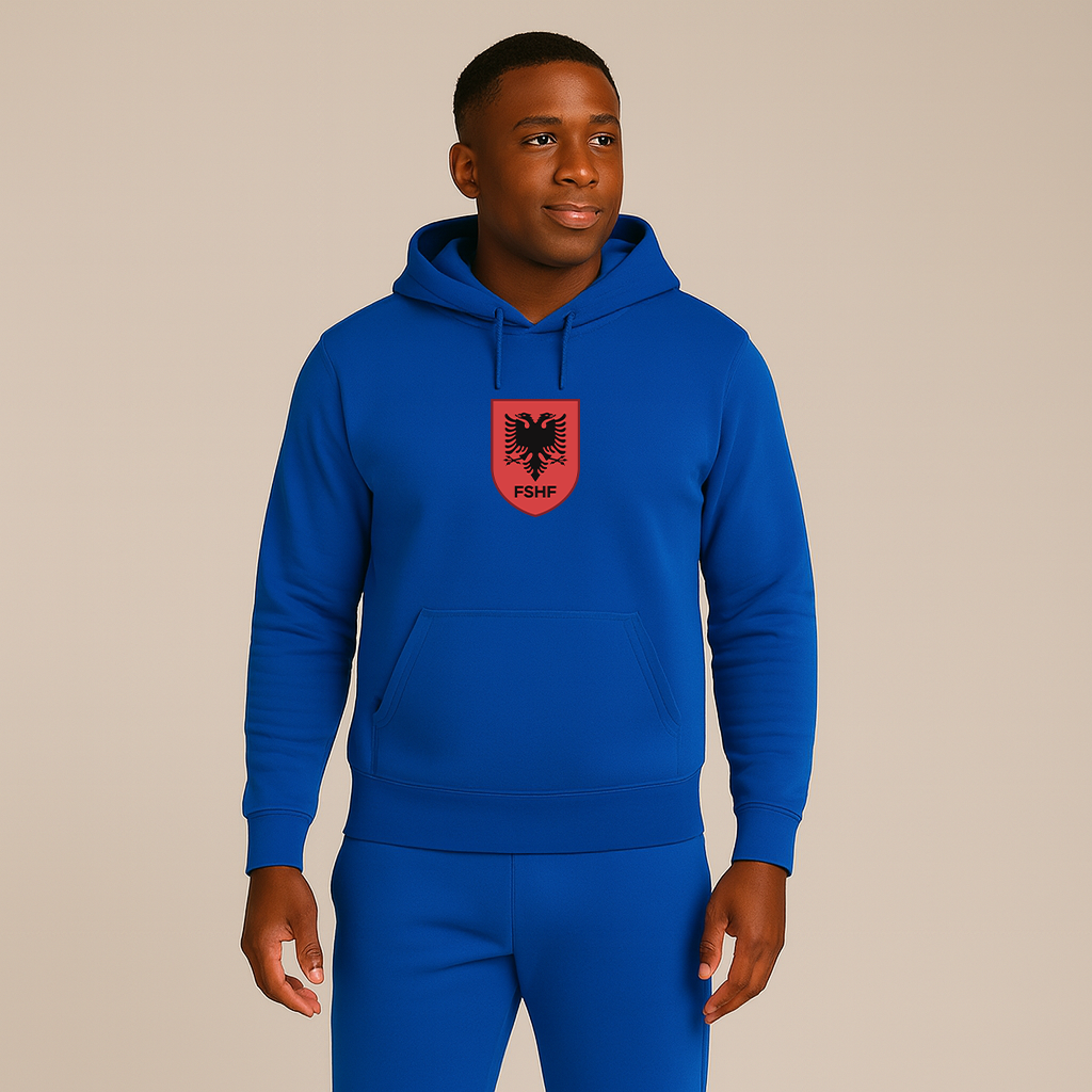 Men's Albania National Soccer Team Hoodie Joggers Set