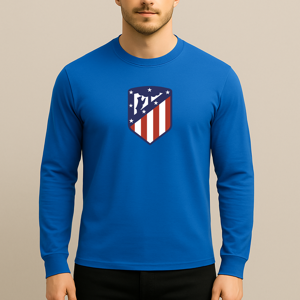 Men's Atletico Madrid FC Long Sleeve T-Shirt