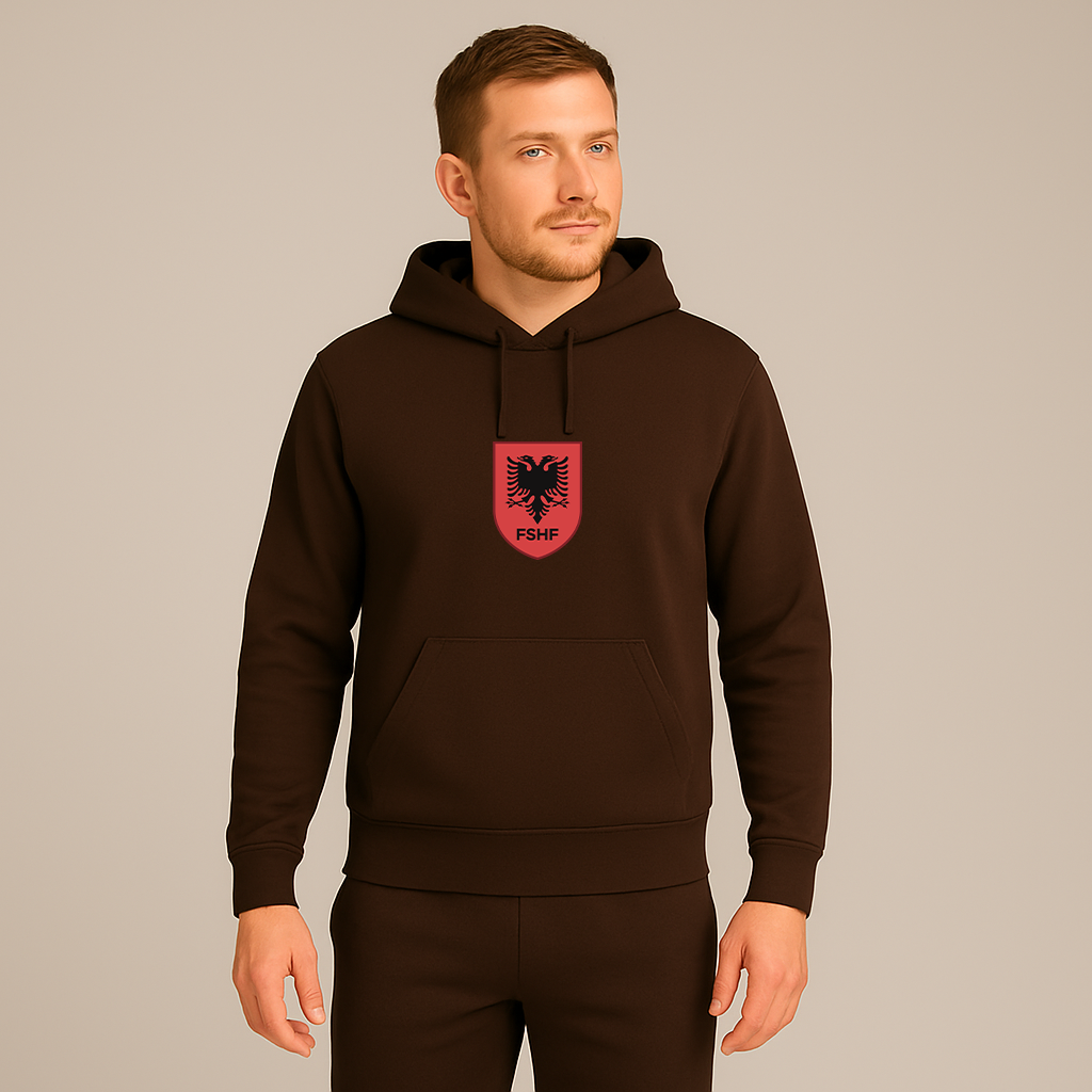 Men's Albania National Soccer Team Hoodie Joggers Set