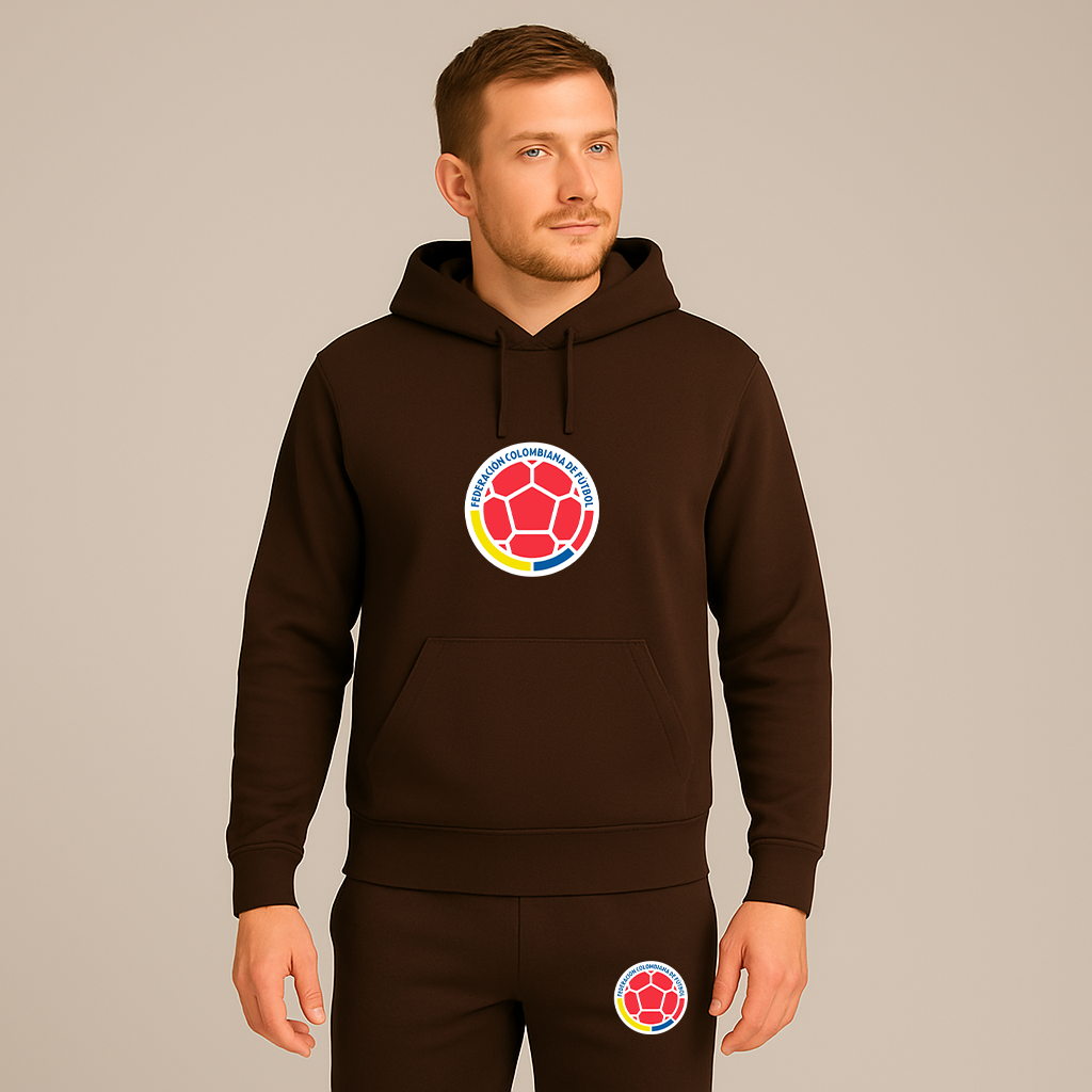 Men's Colombia National Soccer Team Hoodie Joggers Set