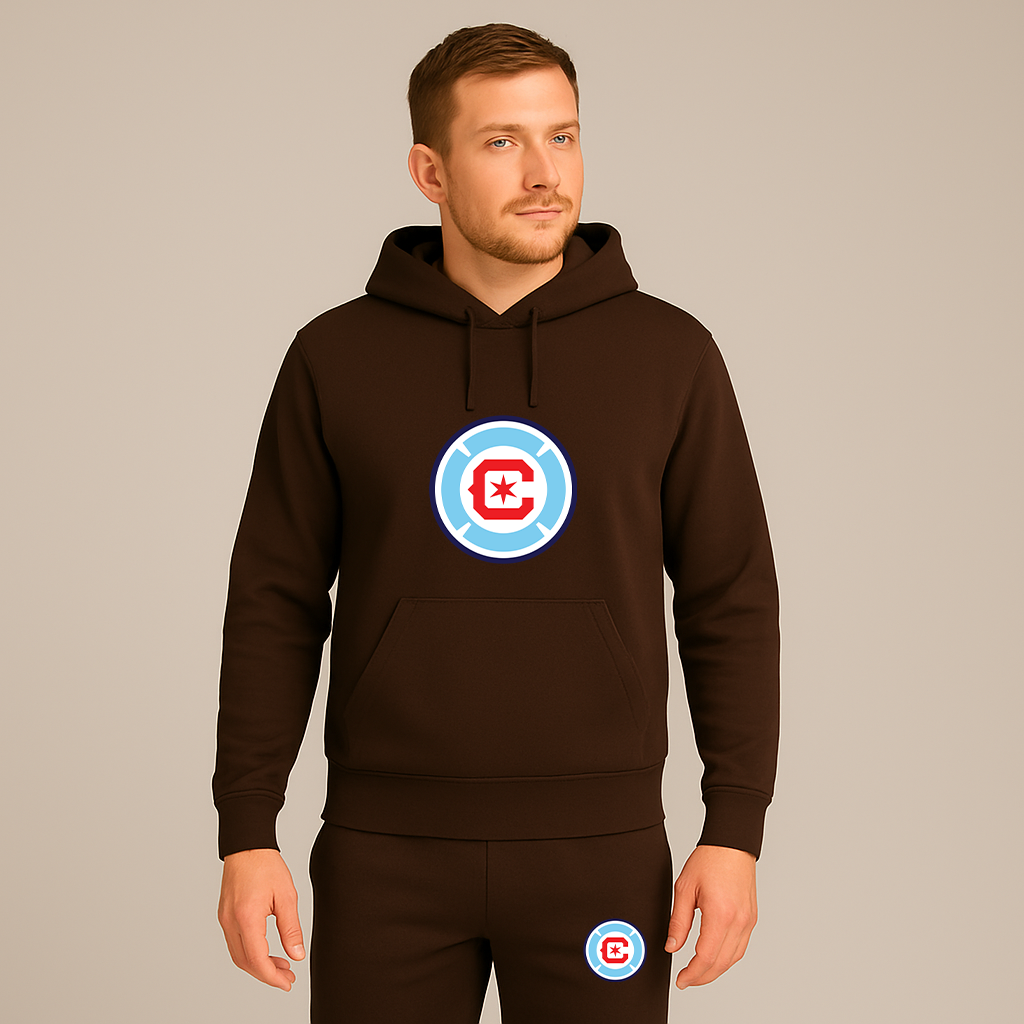 Men's Chicago Fire Soccer Hoodie Joggers Set