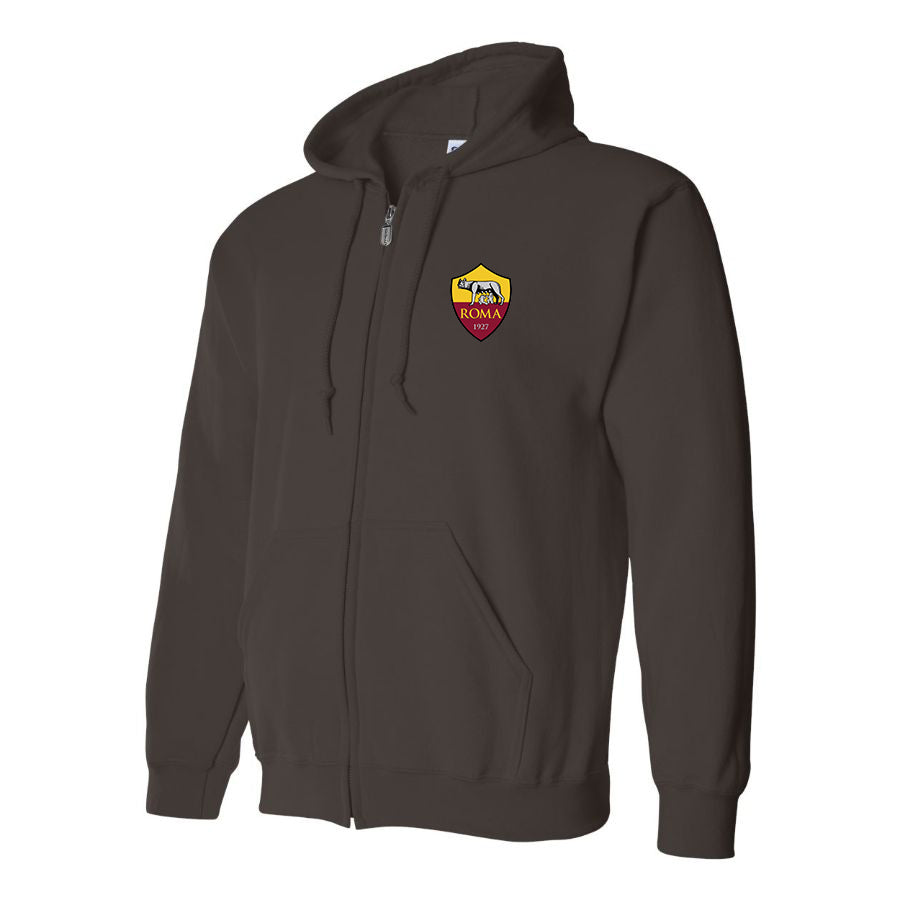 Men's AS Roma FC Zipper Hoodie