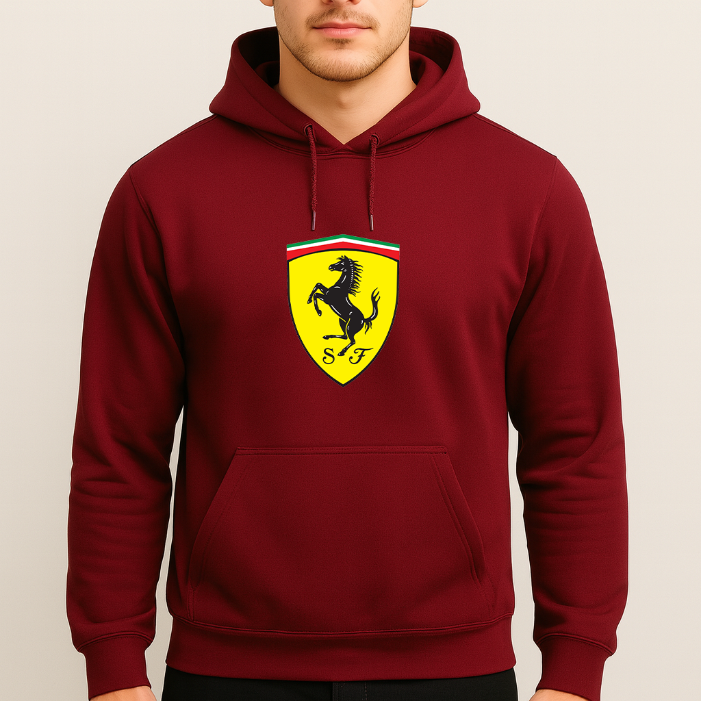 Men’s Ferrari Motorsport Car Pullover Hoodie