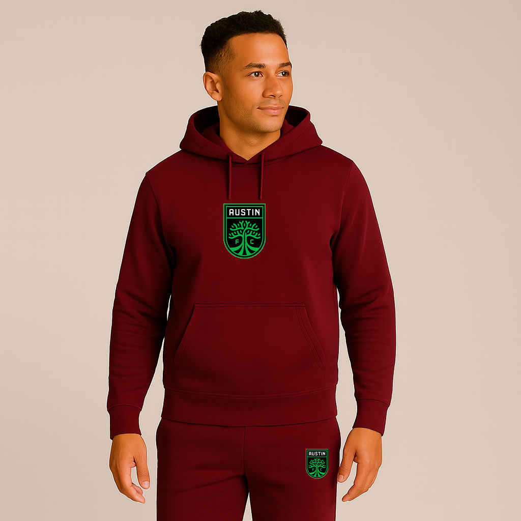 Men's Austin FC Logo Hoodie Joggers Set