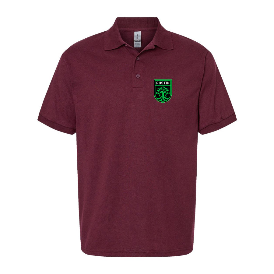 Men's Austin FC Dry Blend Polo