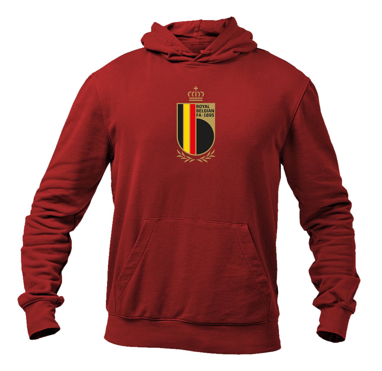 Men's Belgium National Soccer Team Pullover Hoodie