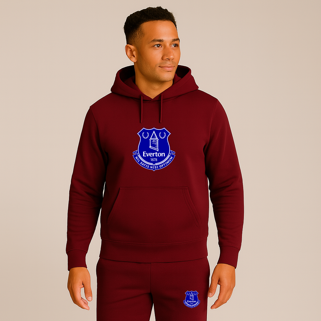 Men's Everton FC Logo Hoodie Joggers Set