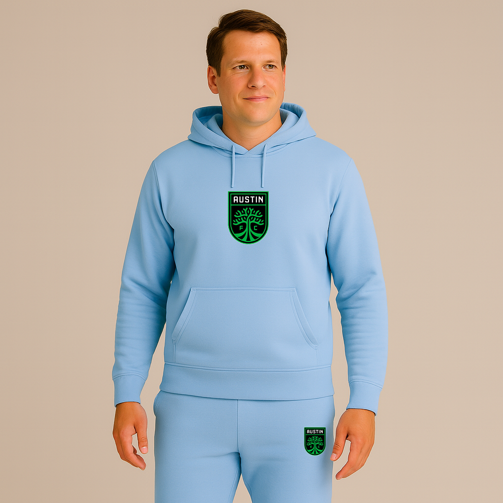 Men's Austin FC Logo Hoodie Joggers Set