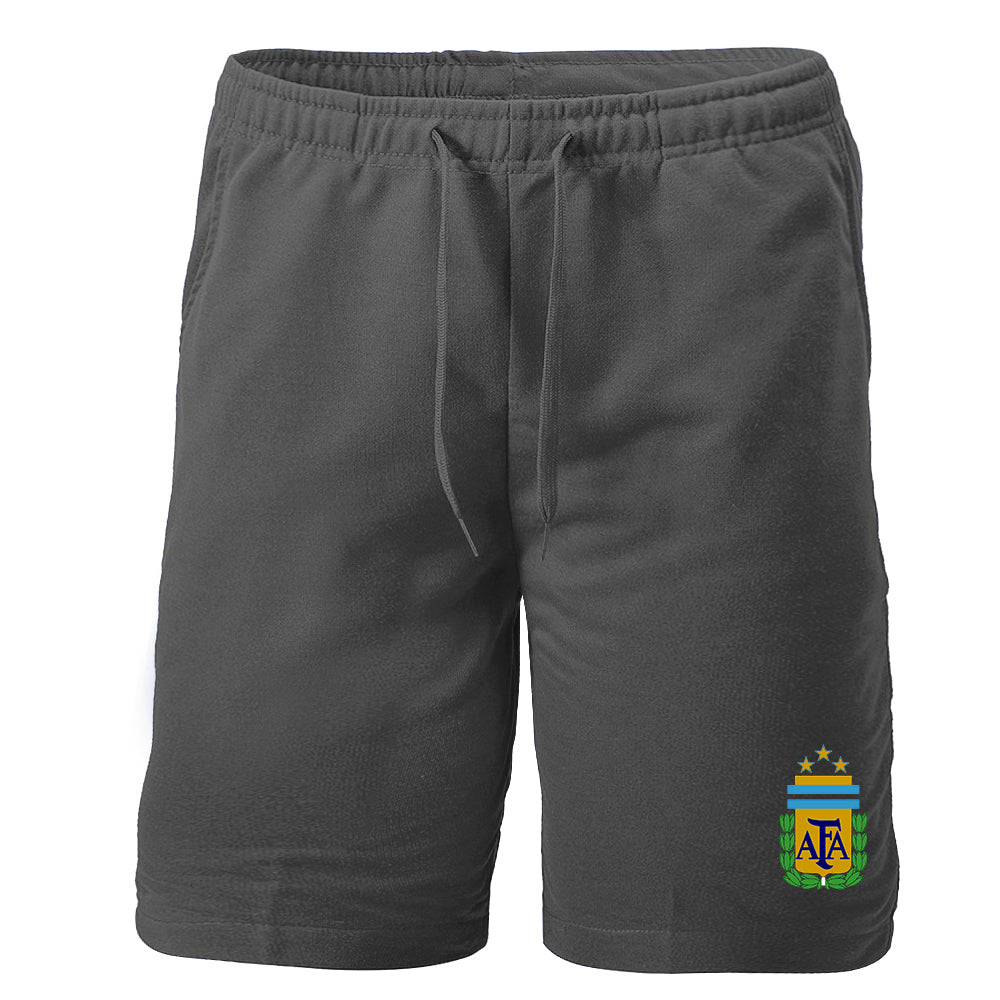 Men's Argentina National Soccer Team Athletic Fleece Shorts