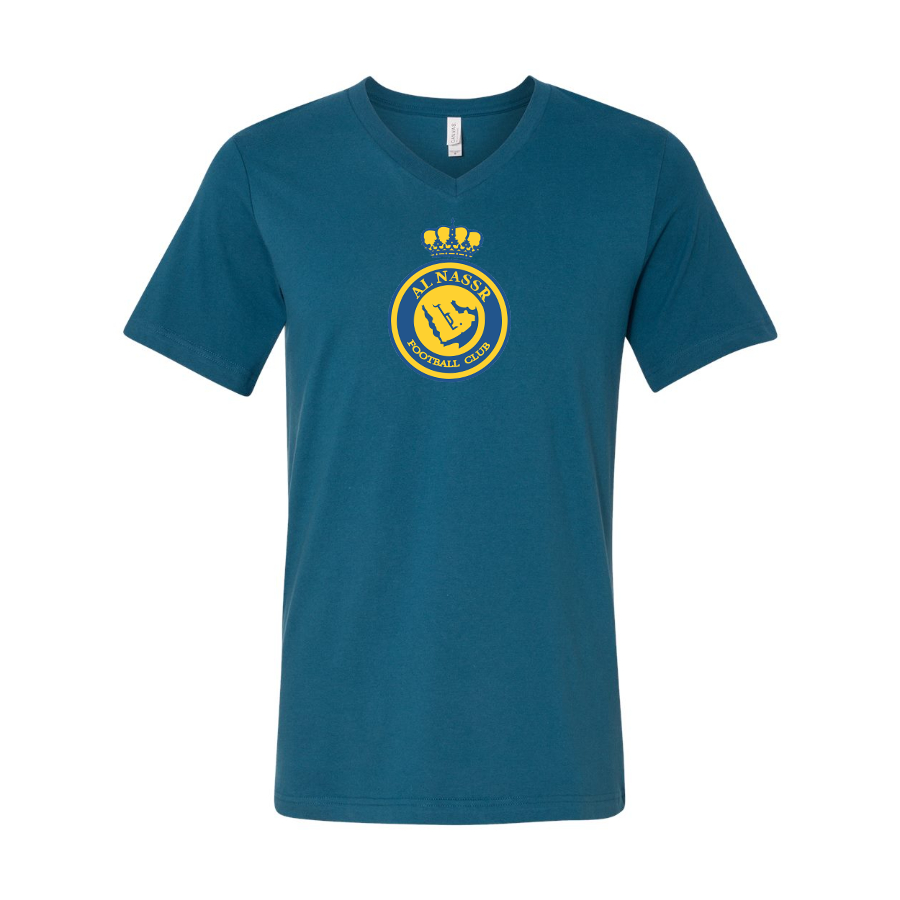 Men’s Al Nassr FC - BELLA + CANVAS - Jersey V-Neck Tee - 3005