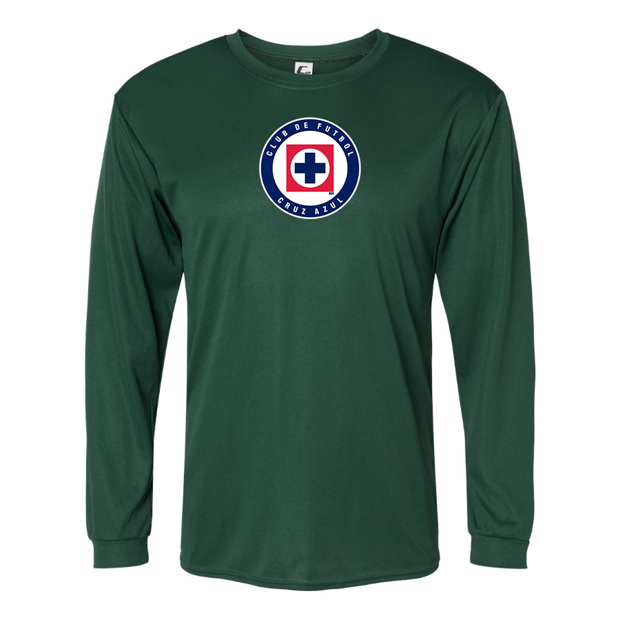 Men’s Cruz Azul Football Club Performance Long Sleeve T-Shirt