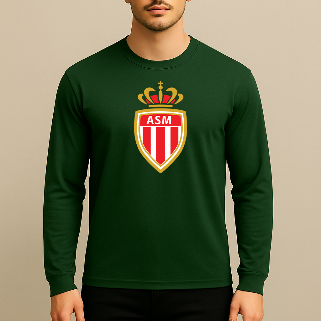 Men's AS Monaco FC Long Sleeve T-Shirt