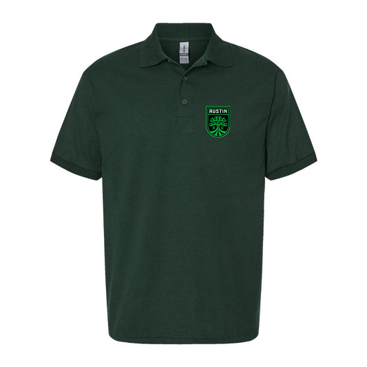 Men's Austin FC Dry Blend Polo