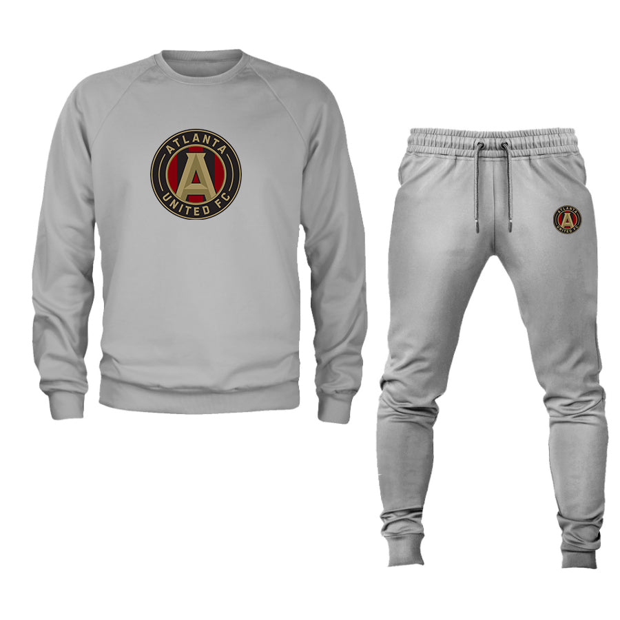 Men's Atlanta United FC Logo Crewneck Sweatshirt Joggers Suit