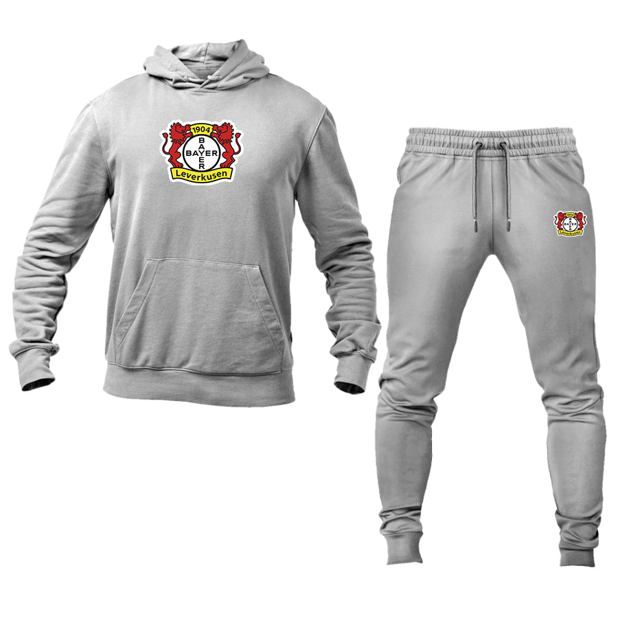 Men's Bayer Leverkusen FC Logo Hoodie Joggers Set