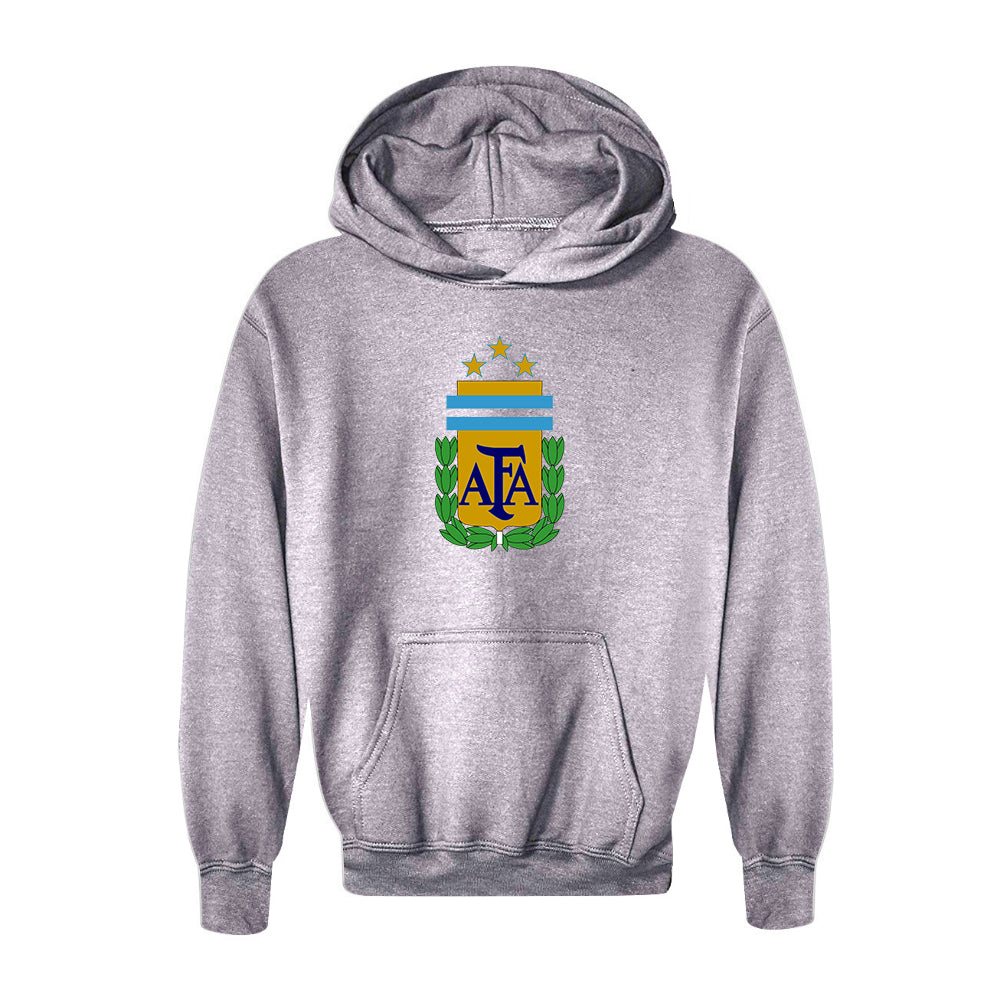 Youth Kids Argentina National Soccer Team Pullover Hoodie