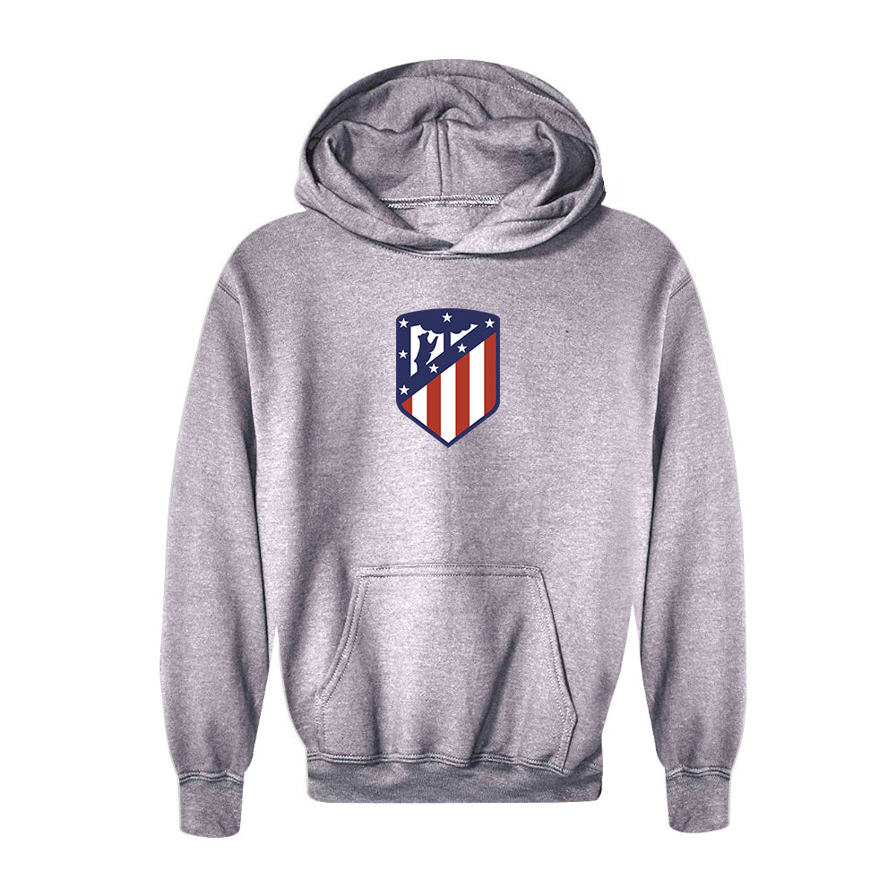 Youth Kids Atletico Madrid FC Pullover Hoodie