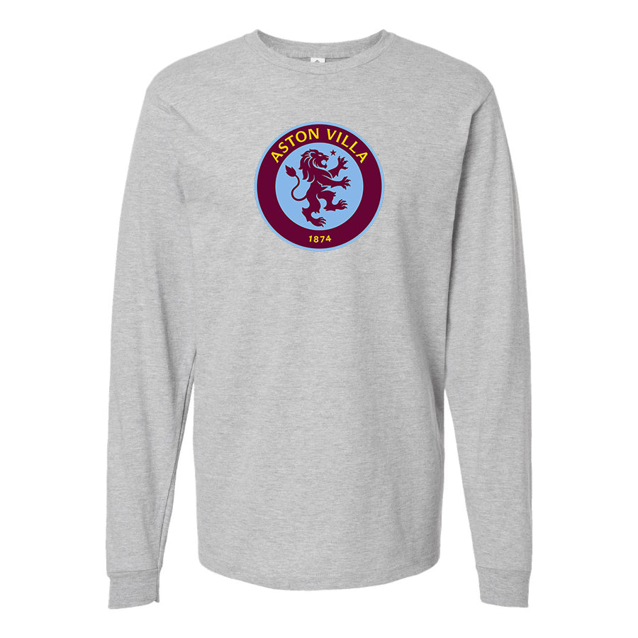 Youth Kids Aston Villa FC Long Sleeve T-Shirt