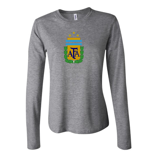 Women's Argentina National Soccer Team Long Sleeve T-Shirt