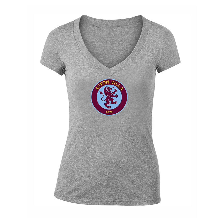 Women's Aston Villa FC V-Neck T-Shirt