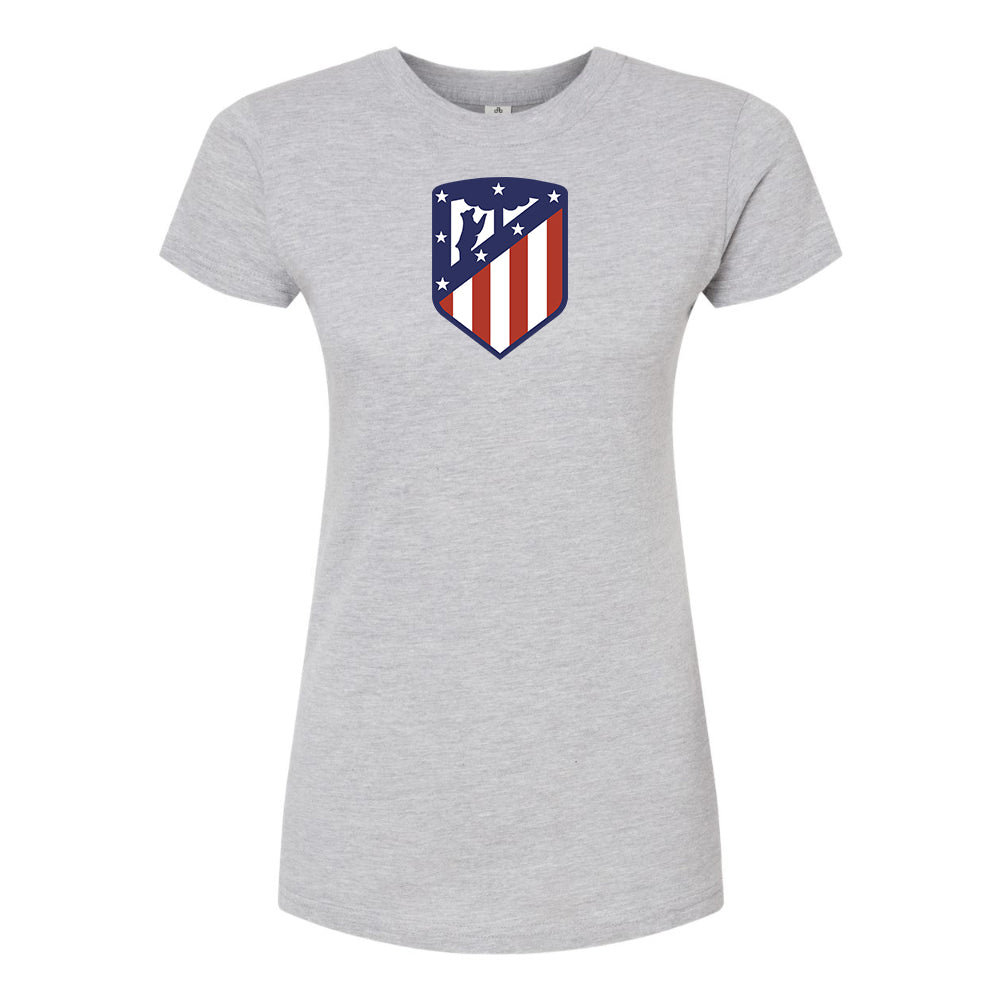 Women’s Atletico Madrid FC Round Neck T-Shirt