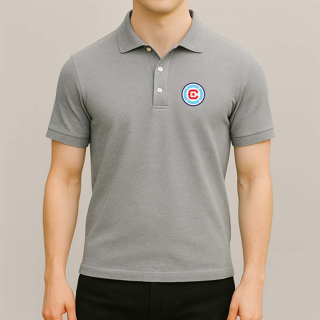Men's Chicago Fire Soccer Dry Blend Polo