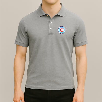 Men's Chicago Fire Soccer Dry Blend Polo