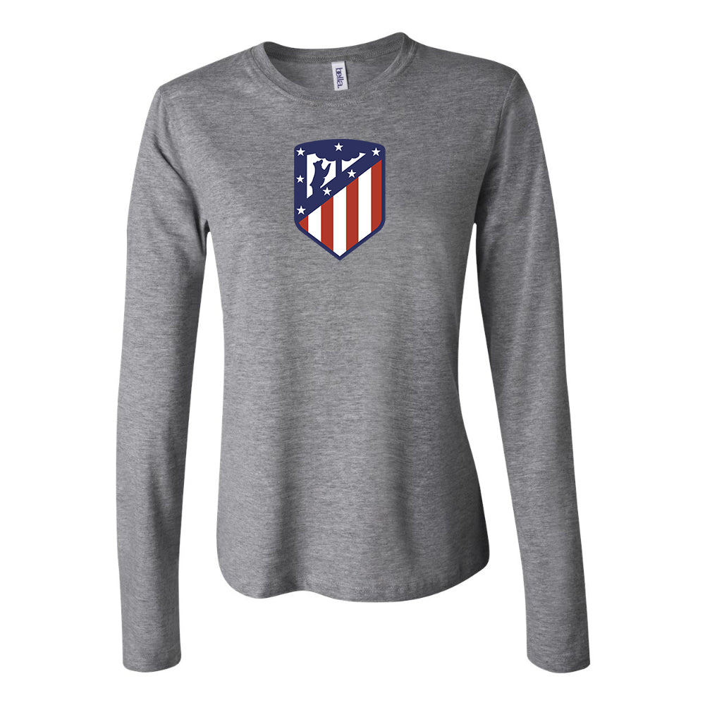 Women's Atletico Madrid FC Long Sleeve T-Shirt