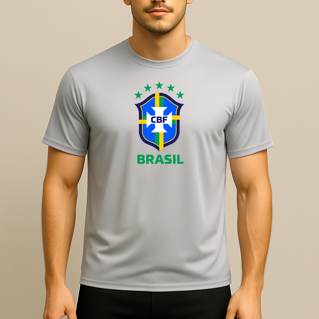 Men's Brasil National Soccer Team Polyester T-Shirt