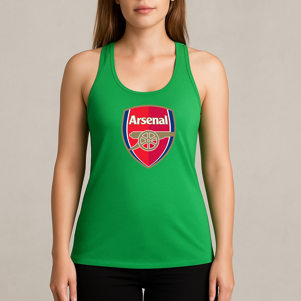 Women's Arsenal Soccer Racerback Tank Top