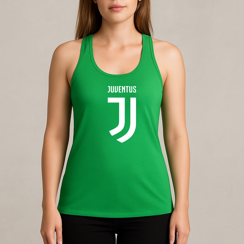 Women's Juventus Soccer Racerback Tank Top